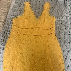 Yellow romper